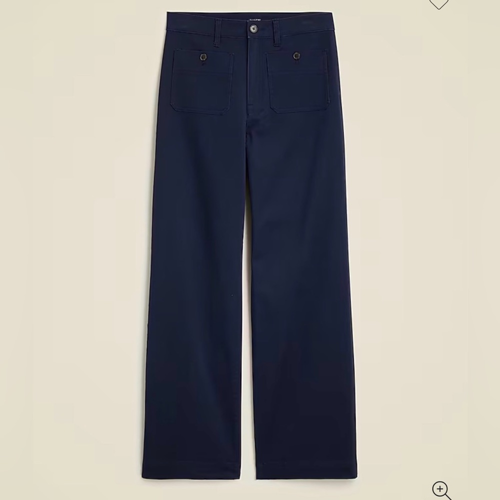 J. Crew Tall Sailor slim wide-leg chino pant